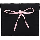 Attria Cute Y2K Bowtie Laptop Sleeve Puffy Notebook Bag 11-14 Inch Tablet Bag Cutecore Protective Laptop Case for Women (13-14 Inch,Black)