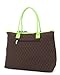 Belvah Extra Large Quilted Solid Pattern Tote Handbag - Choice of Colors
