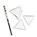 Self Adhesive Resin Rhinestones Picker Pencil Nail Art Gem Crystal Pick up Tool Wax Pen Long Yellow 1 PCs + 5 Triangular plate