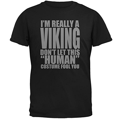 Halloween Human Viking Costume Mens T Shirt