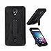 BLU R1 HD 2016 (R0010UU) case, {NFW} Premium Rugged Tough Hybrid Dual Layer Heavy Duty Kickstand Case Cover for BLU R1 HD (R0010UU)(HVD Black)