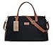 Ulgoo Carry On Tote Bag for Woman Weekend Travel Shoulder Bag in Trolley Handle (328 Blue Stripe)