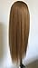 Professional 24 Inches Long 50% Real Human Hair Hairdressing Equipment Styling Head Doll Mannequin Training Head Tools Braiding Cutting Student Practice Model with Clamp(Col. Dark Blonde)