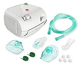 Wave Medical WMP101 Compact Piston Compressor with Adult and Children's Mask Kits + Travel Bag