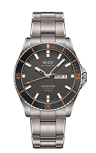 Mido Ocean Star Captain V M026.430.44.061.00 Grey / Silver Titanium Analog Automatic Men's Watch