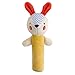 Petit Collage Organic Baby Squeaker, Bunny