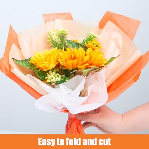 TOXOY 360 Sheets Assorted Colored Tissue Paper, Tissue Paper for Gift Bags Art Tissue Paper Bulk for Gift Wrapping Crafts Wedding Birthday Party