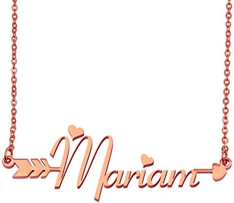 Customized Custom Name Necklace Personalized - Custom Any Initial Plated Handwriting Nameplate Necklace Gift for Womens Girls