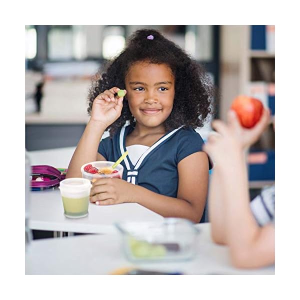 GOODS+GADGETS MÃ¼slibecher to Go Deluxe - Joghurt-Becher fÃ¼r unterwegs - Reise Lunchpot mit LÃ¶ffel und Iso-KÃ¼hlfach fÃ¼r MÃ¼sli, Cerealien, Porridge und Obst (1, Blau) – Bild 8