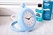 UPIT Water Resistance Clock with String 4.72 x 1.57 x 5.71 inch, (Blue)