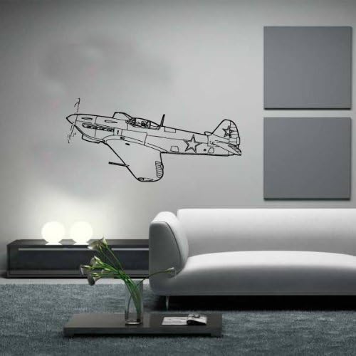 Vinyl Decal Mural Sticker Aircraft Yak9P Ussr D585