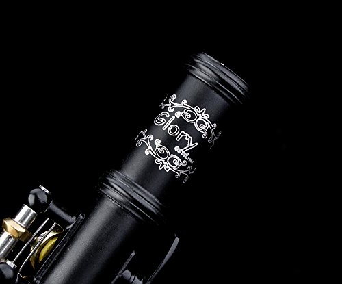Glory Key of C Piccolo with Pro Case, Joint Grease, Cleaning Cloth and Rod, and Gloves, Black/Gold keys ~ More COLORS Available ! CLICK on LISTING to SEE All Colors - Thumbnail 4