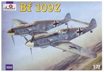 Messerschmitt Bf-109Z German Aircraft 1/72 Amodel 72217