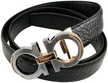 Fashion 8 button men's leather belt