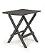 Camco 51885 Charcoal Large Adirondack Portable Outdoor Folding Side Table, Perfect for The Beach, Camping, Picnics, Cookouts and More, Weatherproof and Rust Resistant primary