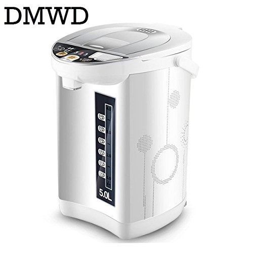 DMWD Household Electrical Kettle Stainless Steel Thermal Insulation Teapot 5L Quick Heating Hot Water Bottle Boiler Heater EU US 220V
