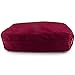 Peace Yoga® Zafu Meditation Yoga Cotton Rectangle Bolster Pillow Cushion - Burgundy
