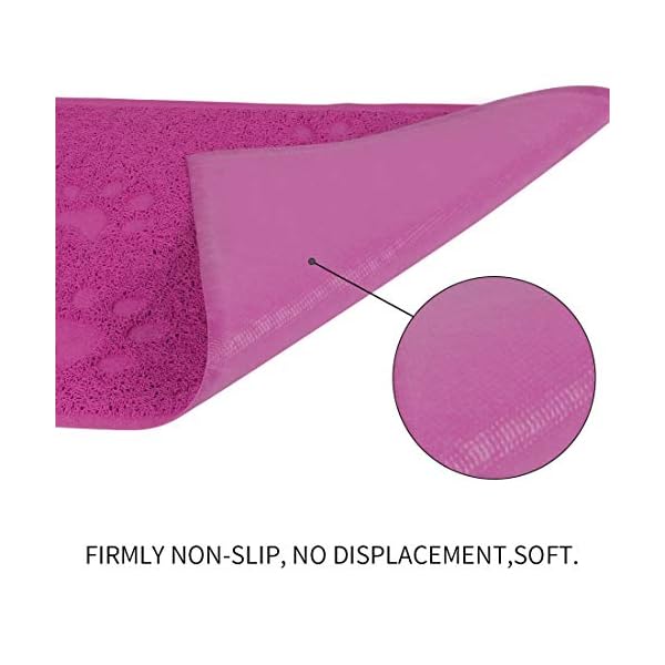 Petxt, tappetino per lettiera per gatti, facile da pulire, impermeabile e resistente, con cuscinetto di controllo della…