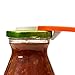 #1 Best Can Opener & 4 in 1 Heavy Duty Bottle Opener Combo Set, Professional High Quality Stainless Steel, Ergonomic Design Soft Grip Handle. Imperial Kitchen Collection (Tangerine)