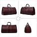 Leathario Travel Duffel Bag Genuine Leather Overnight Weekender Bag for men Luggage Carryon Hand Bag