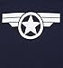 Steve Rogers Super Soldier Captain America Uniform Marvel Mens T Shirt, Blue (Medium)