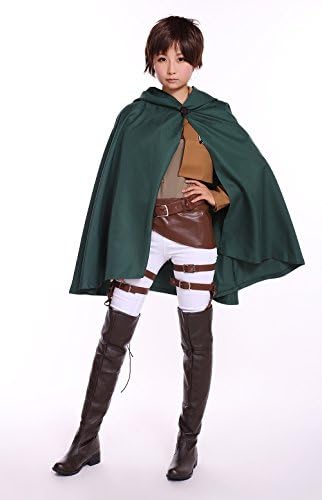 COSROOM Attack on Titan Trainning corps Eren Jaeger Cosplay Costume with cloak Tailor Made