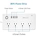 IMILLET Smart Power Strip WiFi Surge Protector with 4 Outlet 4 USB Charging Port and 5ft Cord