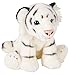 Wildlife Tree 12 Inch Stuffed White Tiger Plush Floppy Animal Kingdom Collection
