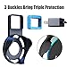 TOOVREN Outlet Echo Dot Wall Mount Stand Holder for Smart Home Speaker 2nd Generation Space-Saving Accessories - Short Charging Cable Included (2 Pack)