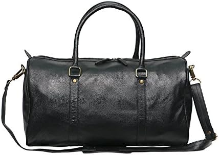 Hidekin Men's Travelling Finesse Canum-I Leather Trolly Travel Bag Free Size Brown