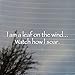 Cosplay & Fan Gear I am a Leaf on The Wind. Watch How I soar Science Fiction Vinyl Decal (White)
