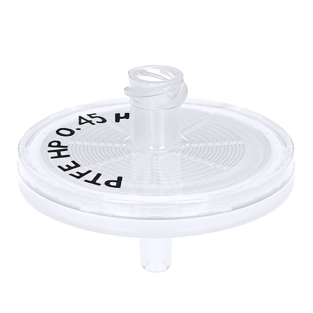 GVS Filter Technology, Syringe Filter, ABLUO, 25mm, PTFE HP Membrane, 0.45µm, PP Housing, 100/pk