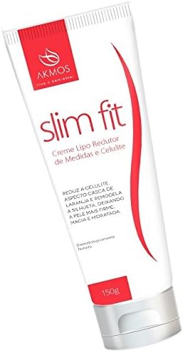 Slim Fit Creme Gel Redutor Celulite Gordura Localizada Akmos