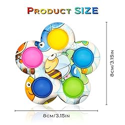 SoulLife 24 Pack Press Bubble Fidget Spinners