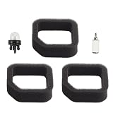 Butom (Pack of 3 Air Filter with Primer Bulb Fuel Filter for Toro 51930 51932 51934 51936 51938 51940 51944 51945 51946 51947 51948 51950 51952 51954 51955 51956 51958 51970 51973 51974 Trimmer