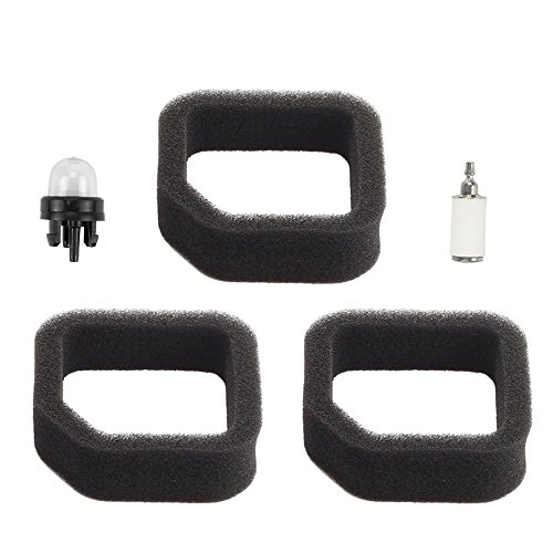 Butom (Pack of 3 Air Filter with Primer Bulb Fuel Filter for Toro 51930 51932 51934 51936 51938 51940 51944 51945 51946 51947 51948 51950 51952 51954 51955 51956 51958 51970 51973 51974 Trimmer