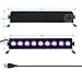 Black Lights Elfeland 9LED 27W LED UV Blacklight Bar with US Plug Glow in The Dark Party Supplies for Chrismas Blacklight Party Stage Lighting Body Paint Fluorescent Poster Birthday Halloween Party