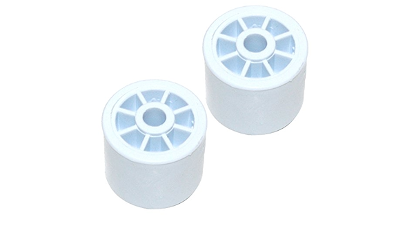 SPARES2GO Rodillo de rueda trasera para nevera Indesit (2 ...