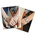 5 PCs Bangle Bracelet,Hemlock Women 925 Sterling Silver Bracelet Bohemia Jewelry (Silver)