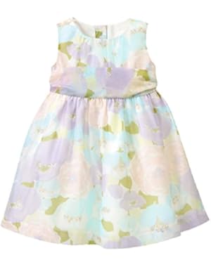 Floral Organza Spring Easter Dress for Baby and Toddlers