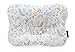 Baby Pillow For Newborn Breathable 3-Dimentional Air Mesh Organic Cotton, Protection for Flat Head Syndrome Bambi Blue