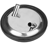 Liineparalle Stainless Steel Milk Bucket Lid with Two Open Entrances and Gasket for Milking Machine Cow Sheep Milking Supplies
