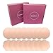 Goldfarm Nippleless Covers, Pasties, Silicone Reusable Breast Pasties Adhesive Bra (4 Pairs Round+4 Pairs Flower 2019 Version)