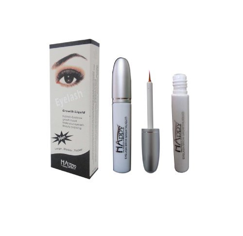 Happy Paris Eyelash Eye Lash Eyebrow Brow Enhancer Enhancing Lengthening Growth Serum Make Up For Full, Long, Thick, Soft, Darker, Natural Eyelashes Lashes 5ml