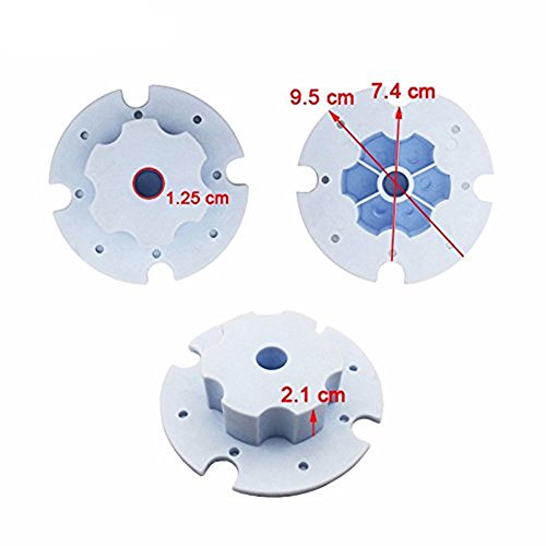 jiaruixin 2 Pcs Children Electric car tire Adapter Connection Clip for Gear Box,Kids Toy car Gearbox Coupler, Gear Connects Gearbox Motor and Tire