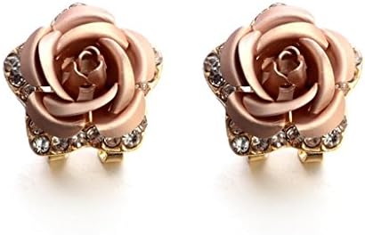 Creazrise Jewelry Clearance! Bohemia Flower Earrings Shining Rhinestone Stud Earrings For Women