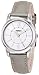 Timex Women's T2N683 Elevated Classics Dress Uptown Chic Silver Metallic Leather Strap Watch