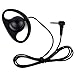 brogtrol 1 Pin 3.5mm D-Shape Listen Only Soft Rubber Earpiece Headset for Motorola Radio