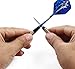centaur 12 Pack Soft Tip Darts, Professional Plastic Tip Dart Sets with 4 Colors Aluminum Shafts 16 Dart Flights and Dart Case for Electronic Dart Board