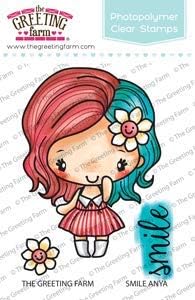 The Greeting Farm Clear Stamp Set - Smile Anya